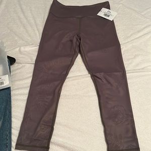 Zyia - forest foliage light and tight leggings